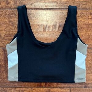 Tiger Friday Chevron Color Block Tank Top